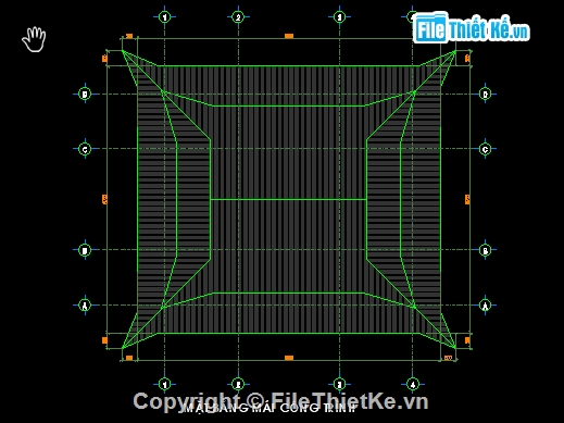 bản vẽ nhà thờ họ,file cad nhà thờ họ,bản vẽ chi tiết nhà thờ họ,Mẫu nhà thờ họ,nhà thờ họ 6.9x8.1m